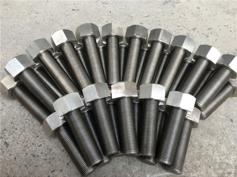 254smo uns s31254 en1.4547 боолт ба самар 1-1 / 2 "-8unx180mm утас саваа